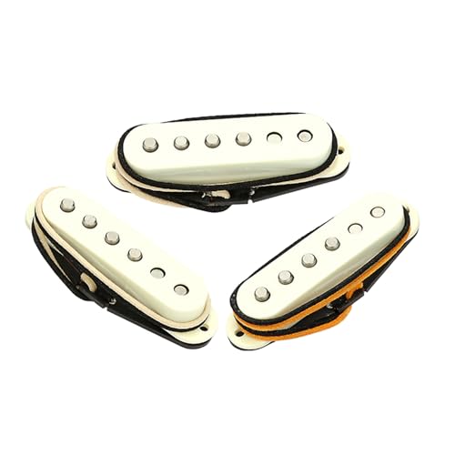 Single Coil Tonabnehmer Set Alnico 5 Pickup E-Gitarre Hals/Middle/Bridge Pickup ohne Tonabnehmer Abdeckung einfach zu bedienen