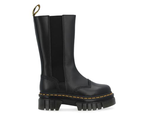 DR. MARTENS Damen Chelsea Boots, Black Nappa Lux, 40 EU