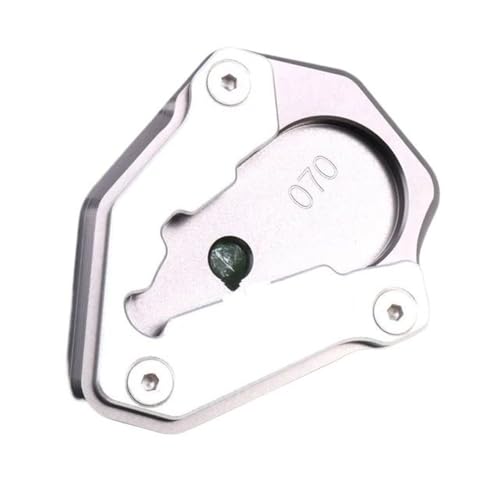 AXCAR Für D&ucati 848 1098 1199 Motorrad Kickstand Fuß Seitenständer Verlängerungspolster Stützplatte Vergrößern Ständer Stützpolster