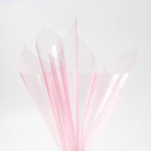 20pcs buntes transparentes Cellophan staubdichtes wasserdichtes Blumen-Geschenkpapier-Hochzeits-Valentinstag-Geschenk-Ausgangsdekoration