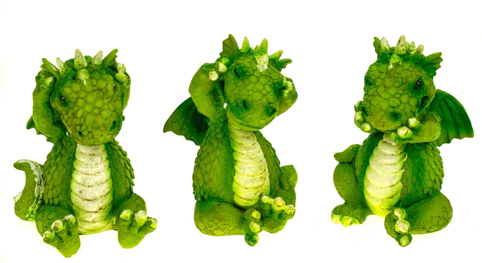 Vogler Kleine Drachen Nichts hören sehen Sagen Dragon Figurine Figur