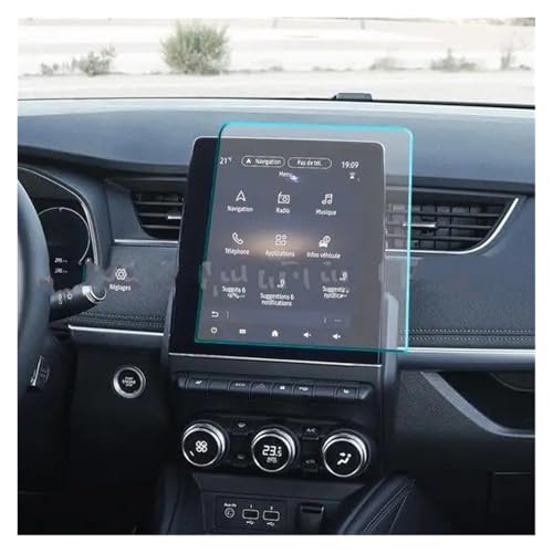 Navigations-Displayschutz Für Zoe Für Clio 5 Für Captur 2 Für Arkana Für Easy Für Link 2022 Auto-Touch-Display Auto-Innenraum Zubehör PET-Displayschutzfolie Navigation Schutzfolie