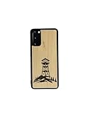 EnoWood Schutzhülle aus Holz für Samsung Galaxy Note, handgefertigt, Turm, Note 20 Ultra, Charme