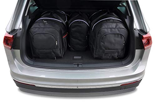 KJUST Dedizierte Kofferraumtaschen 4 STK Set kompatibel mit VW TIGUAN II 2016 -