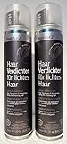 Vorratsangebot! 2 x Hairfor2 Haarverdichtungsspray 400ml (Mittelblond)