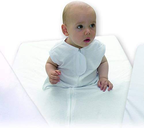 Ti TIN | Sicherheits-Spannbetttuch für Babys aus 100 % Baumwolle | Kinderbett für 90 cm Bett | Weiß | 90 x 190 cm | Ideal für den Übergang vom Kinderbett zum Bett