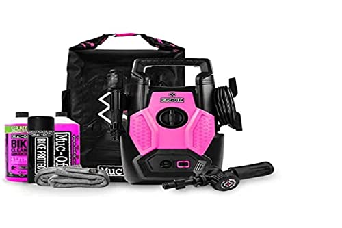 Muc-Off Fahrrad Hochdruckreiniger Set – Der Weltweit Erste Druckreiniger für Fahrräder – Fahrradzubehör Set – Fahrrad Reinigungsset mit Muc-Off Bike Cleaner, Bike Protect und Mehr!