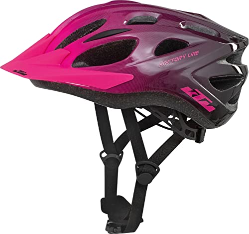 KTM FL Youth Fahrradhelm für Kinder, pink/schwarz,51