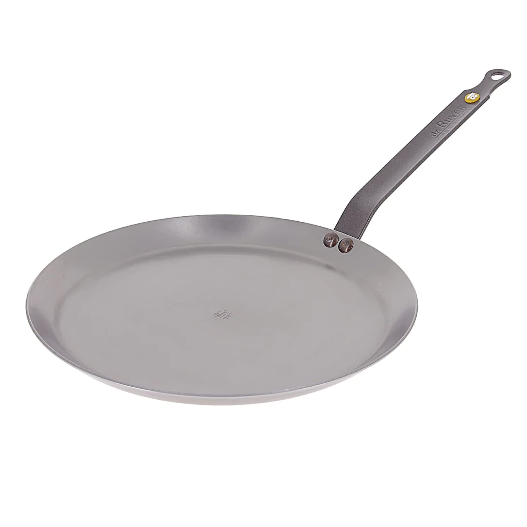 de Buyer - Crêpe-Pfanne MINERAL B aus Eisenstahl - 30 cm - 5615.30, Silber