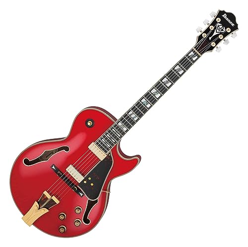 Ibanez GB10SEFM Sapphire Red George Benson Signature Semi-Acoustic Guitar with Case