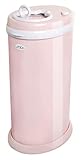 Ubbi Steel Odor Locking Nappy Disposal Bin, No Special Bag Required Money Saving, Awards-Winning, Modern Design Registry Must-Have Diaper Pail, Blush Pink, 1 stück (1er Pack)