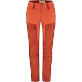 Fjällräven Damen Keb Trousers Curved Regular Hose, Cabin Red/Rowan Red, 38