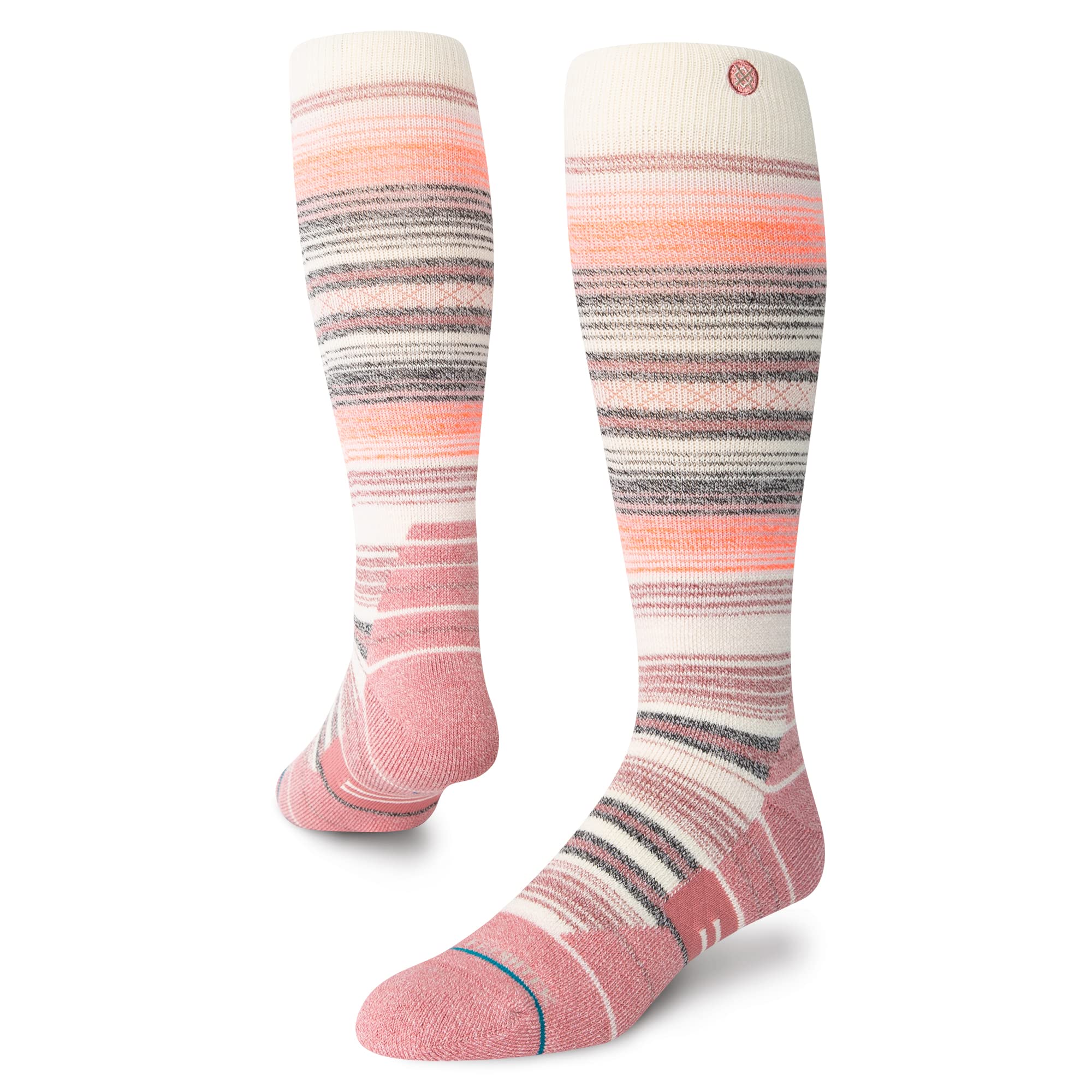 Stance Damen Curren Snow Socken, DustyRose, M