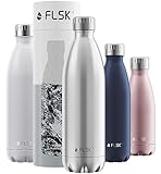 FLSK OLD, alte Trinkflasche, 1000ml, Farbe Stainless