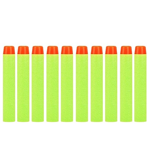 König Design 400 Darts Pfeile für Nerf Zubehör 7.2cm Pfeile Refill Bullets Darts - geeignet für N-Strike/Elite/X- Shot Blasters Spielzeugpistole Dart Blaster Grün