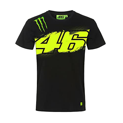 Valentino Rossi T-Shirts Monster Energy,Mann,XXXL,Schwarz