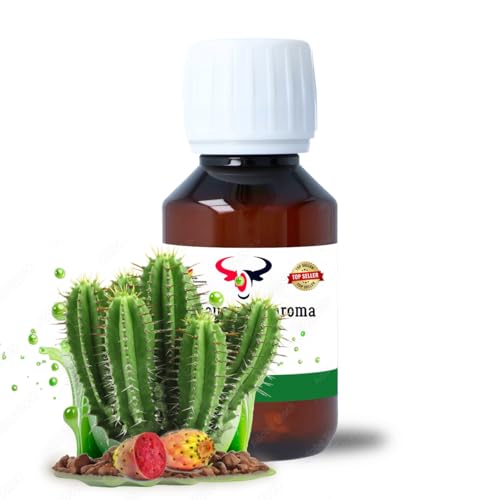 Kaktus Konzentrat Drops hochkonzentriertes Aroma Lebensmittelaroma Intensives Aroma zum Backen in Lebensmitteln & Getränken, für Diffuser Vernebler Nebelmaschinen Wassersprudler uvm. (100 ml)