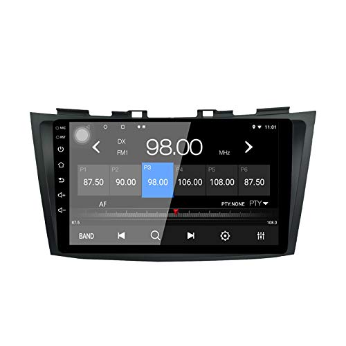 LEXXSON Android 9.1 Autoradio für Suzuki Swift 2011–2017, Ertiga 2012–2017, 22,9 cm AM-FM-Radio mit GPS-Navigation, WLAN-Bluetooth-USB-Player, Lenkradsteuerung, MirrorLink Rückkamera-Eingang 1+16G