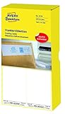 AVERY Zweckform 3438 Frankier-Etiketten (Papier matt, 500 Etiketten, 168 x 44 mm) 1 Pack weiß