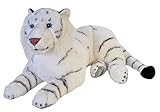 Wild Republic 19548 Jumbo Plüsch Weißer Tiger, großes Kuscheltier, Plüschtier, Cuddlekins, 76 cm