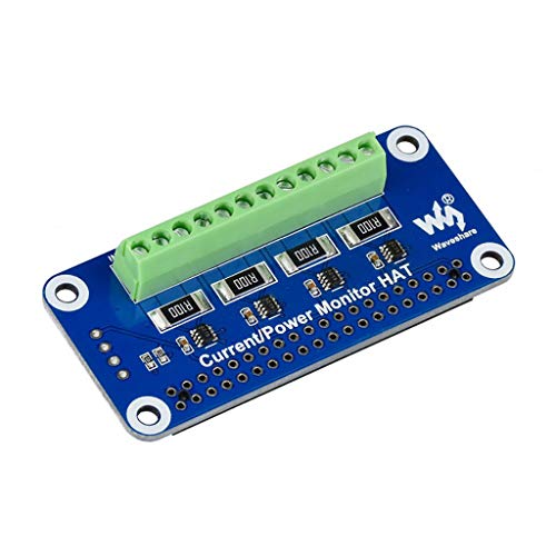 4-Kanal Strom-/Spannungs- und Leistungsmonitor für Raspberry Pi I2C/SMBus-Schnittstelle, einfache Überwachung von Strom, Spannung und Stromverbrauch jedes Kanals