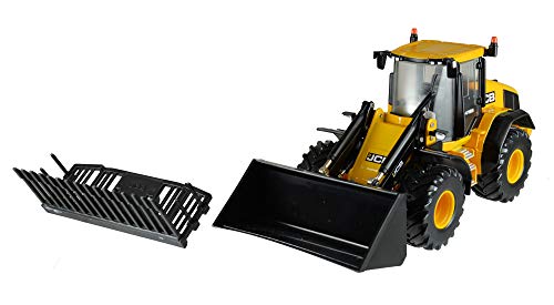 Britains 43223 JCB 419S Radlader, Schiebe Spielzeug aus hochwertigem Material im Maßstab 1:32, interaktives Push Toys Spielzeug ab 3 Jahren, für Fans von originalgetreuen Nachbildungen