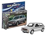 Revell Modellbausatz Auto 1:24 - Volkswagen VW Golf 1 GTI im Maßstab 1:24, Level 4, originalgetreue Nachbildung mit vielen Details, , Model Set mit Basiszubehör, 67072