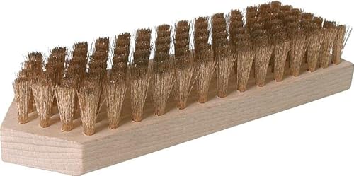 Beizbürsten 180x60x16 mm 7 rhg. Bronzedraht BRO gew. 0,15 mm hoch 20 mm