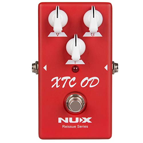 NUX XTC OD Gitarren-Effektpedal mit Overdrive-Effekt, reiche Harmonien und schnelle Reaktion