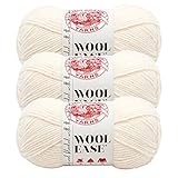 Lion Brand Yarn 620-099 Wool-Ease Garn, Fisherman, 3er-Pack