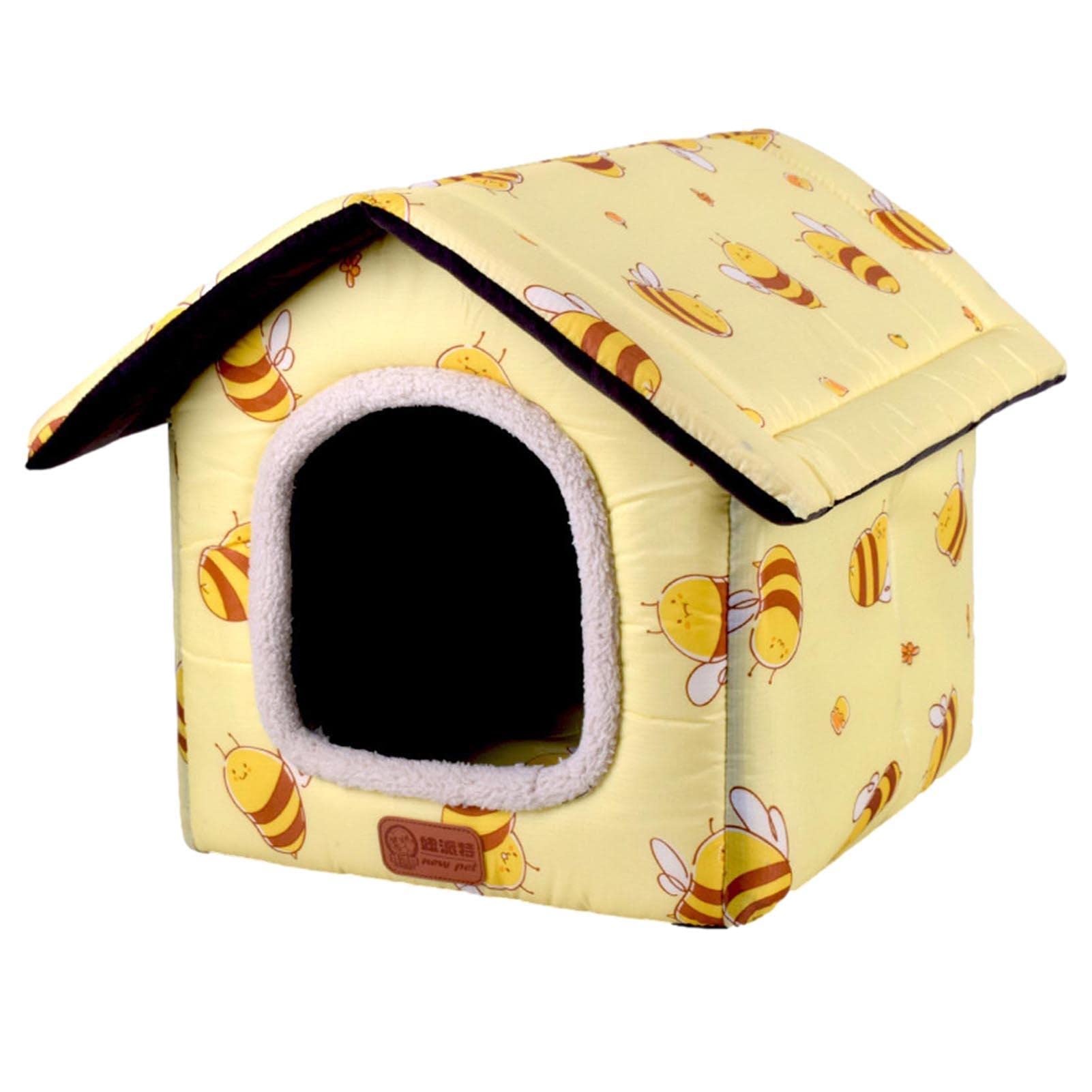 N-X Haustierzelt für Katzen und Hunde, weiches Innenzelt, für Katzen, Kätzchen und kleine Haustiere, mit herausnehmbarem Kissen