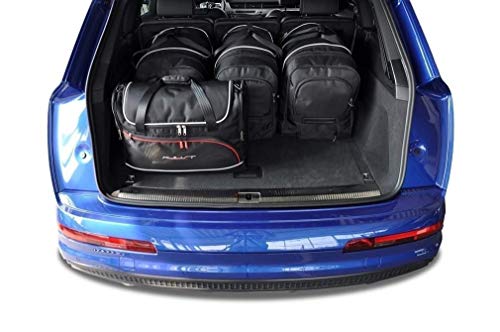 KJUST Dedizierte Kofferraumtaschen 5 STK Set kompatibel mit Audi Q7 II 2015 -