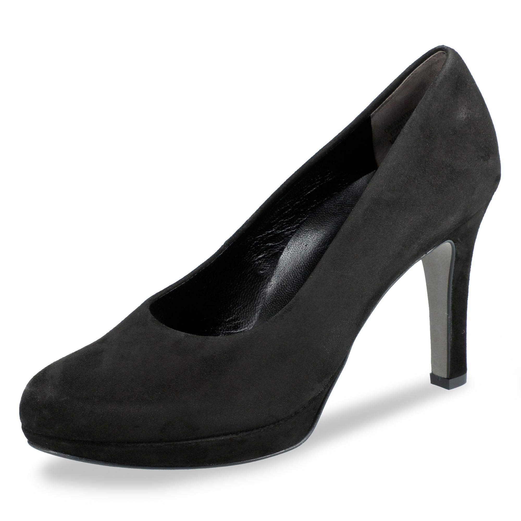 Paul Green Pumps 2634-018, Rauleder, Schwarz, Damen EU 6/39