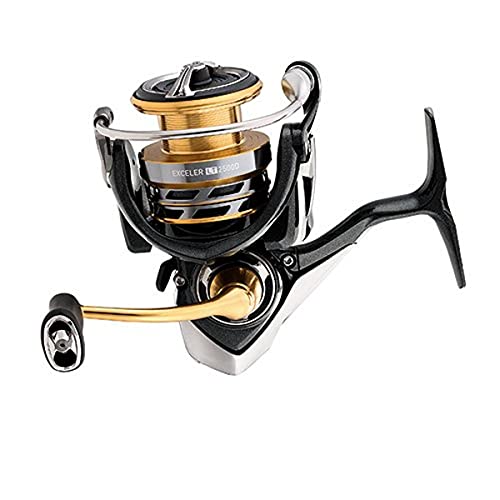 Daiwa Exceler LT 6.2:1 Angelrolle für Links- und Rechtshänder, EXLT2500D-XH, Mehrfarbig