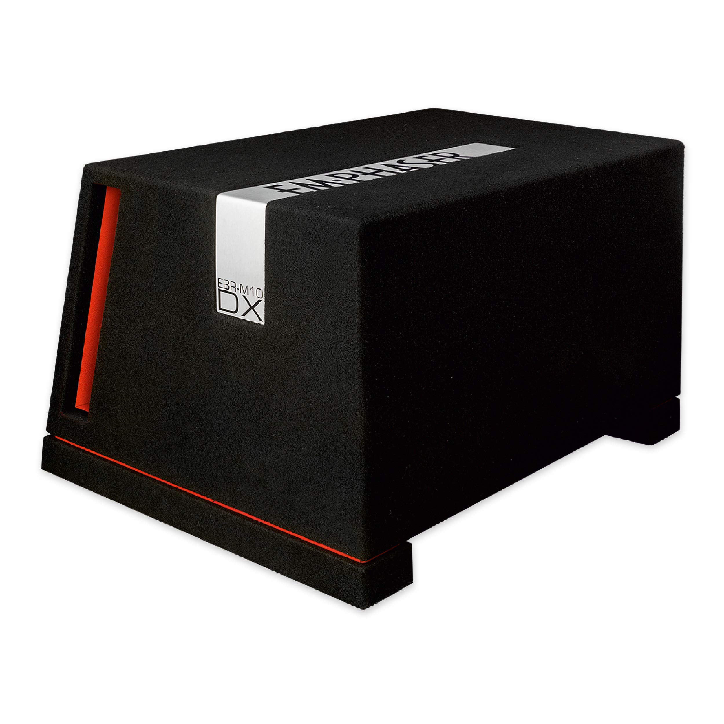 EMPHASER EBR-M10DX: Druckvoller 25 cm / 10 Zoll Subwoofer, Bass Box fürs Auto, MDF Bassreflex Gehäuse bestückt mit High-Performance Woofer (2 x 2 Ohm Doppel Schwingspule), 1000 W