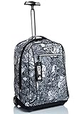 Appack Big Trolley Yuzer Weiß 2-in-1-Schultergurte für Rucksack, Schule und Reisen