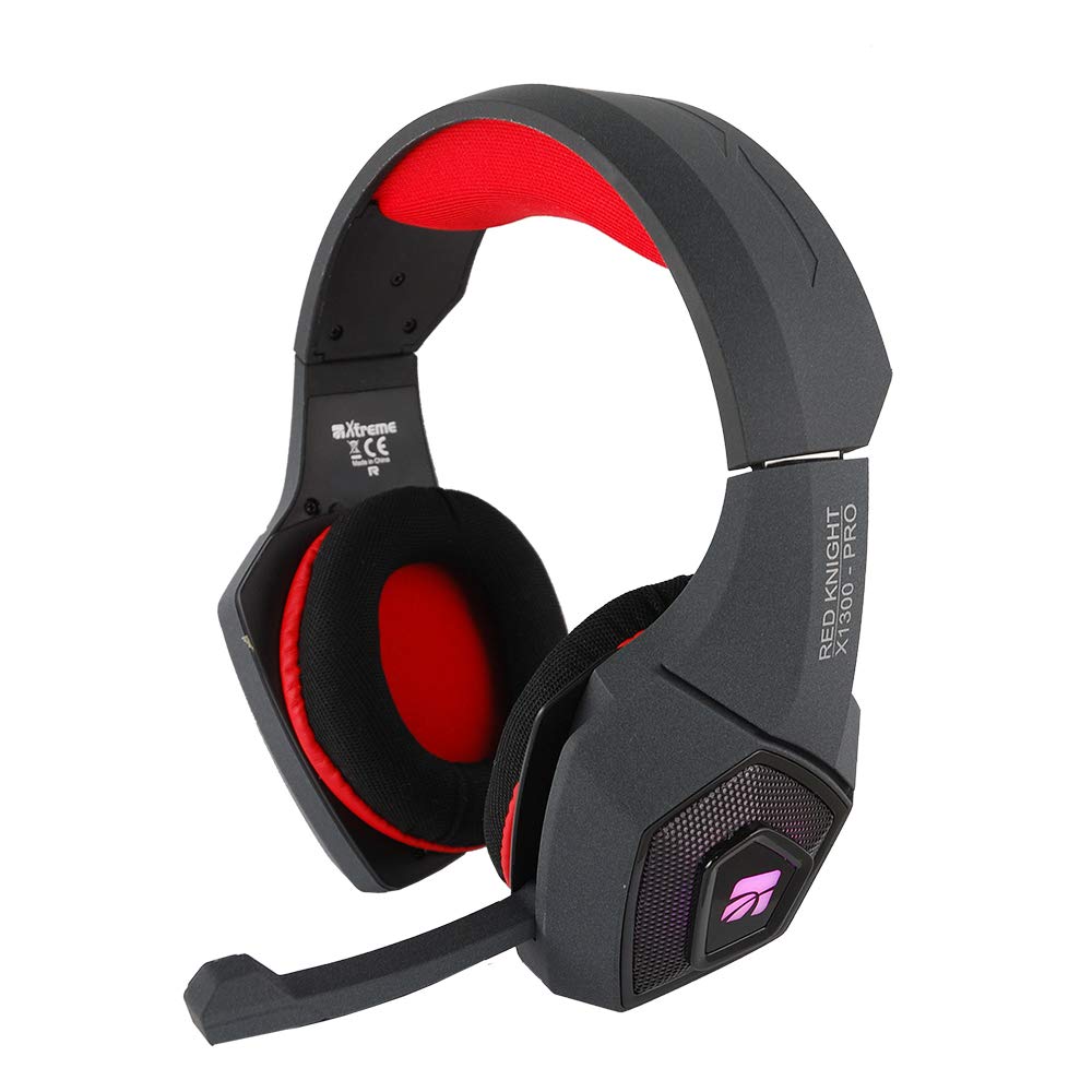 Xtreme Red Knight X1300 Pro Gaming-Kopfhörer mit Audio-Einstellung