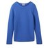 TOM TAILOR Damen Strickpullover mit Bio-Baumwolle, blau, Gr. XXL