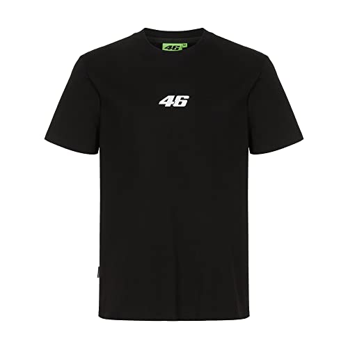 Valentino Rossi VR 46 Herren Core 46 T-Shirt, Schwarz, M