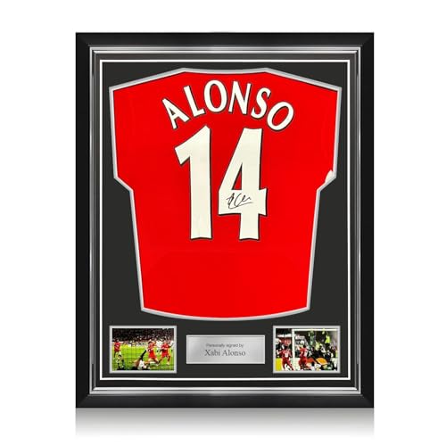 Exclusive Memorabilia Liverpool 2005 Trikot signiert von Xabi Alonso: 14. Superior Rahmen