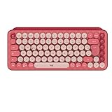 Logitech POP Keys Mechanische kabellose Tastatur mit anpassbaren Emoji-Tasten, Kompaktes Design, Bluetooth- oder USB-Verbindung, Multi-Device, OS-kompatibel, Deutsches QWERTZ-Layout - Pink