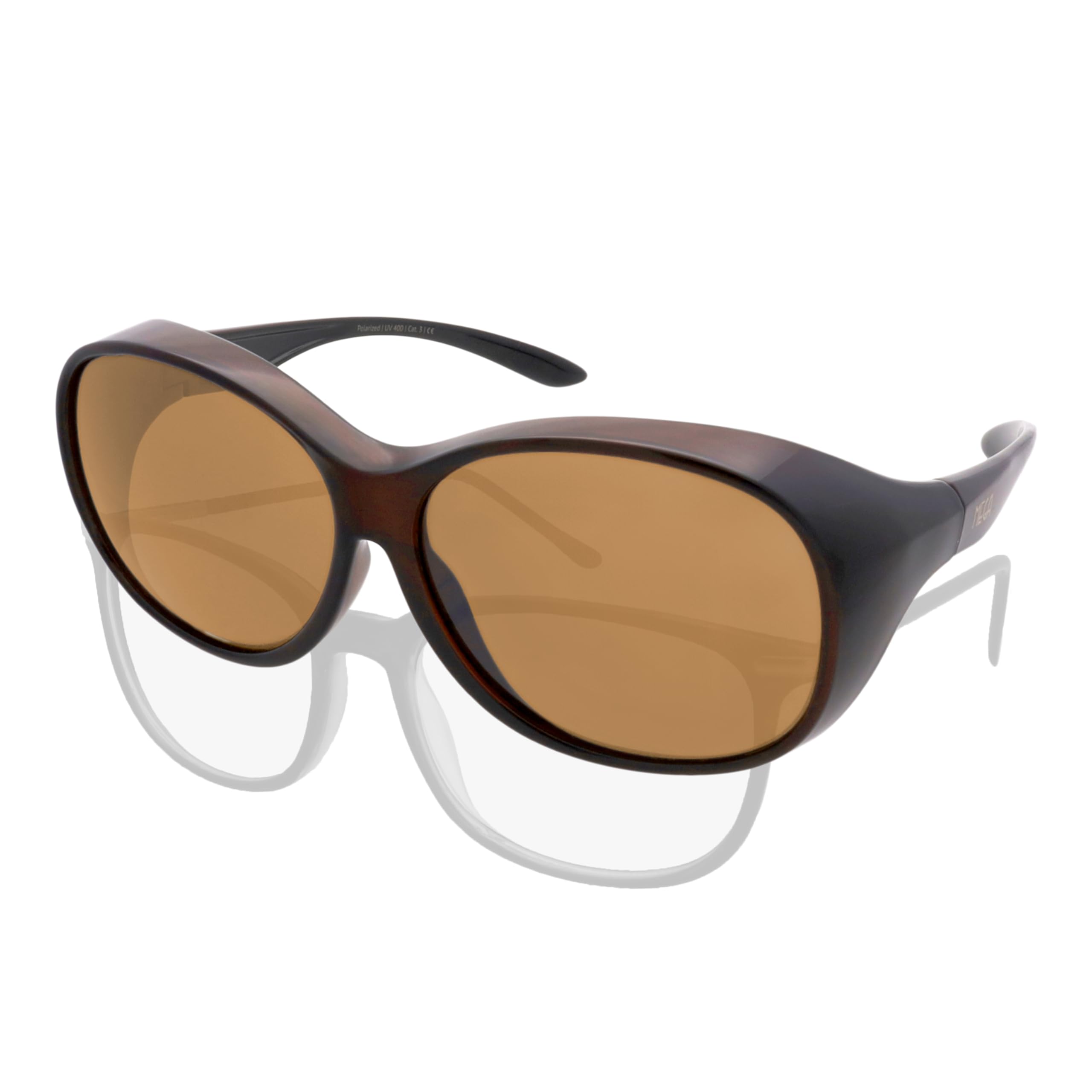 ActiveSol Überzieh-Sonnenbrille Mega, Damen, UV-Schutz, Polarisiert