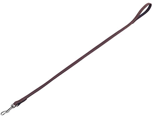 Nobby Leine Velours braun (Root); L: 100cm; B: 14mm