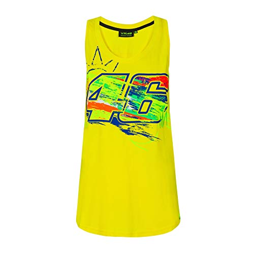 Valentino Rossi Tank-Top Winter Test,L,Gelb,Frau, VRWTT392501L