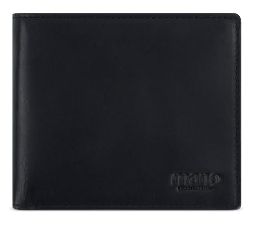 mano Don Andrea RFID Coin Wallet Black