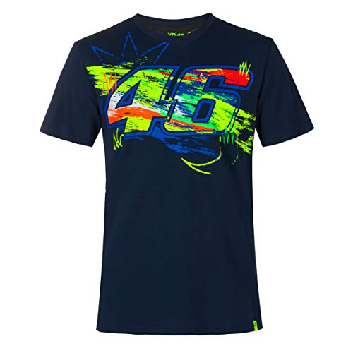 Valentino Rossi T-Shirt Winter Test,S,Blau,Mann, VRMTS391102003