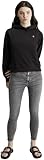 Calvin Klein Jeans Damen Hoodie Ck Embro Badge Regular mit Kapuze, Schwarz (Ck Black), L