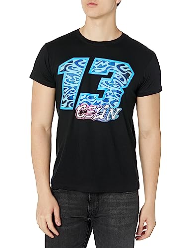 VR 46 Herren Fila Vr46 Riders Academy Langarm-T-Shirt, Schwarz, XXL