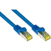 Good Connections Patchkabel mit Cat. 7 Rohkabel S/FTP 10m blau