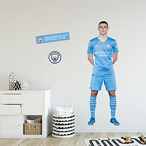 Phil Foden Manchester City FC 20/21 Offizielles Wandtattoo (120 cm Höhe)